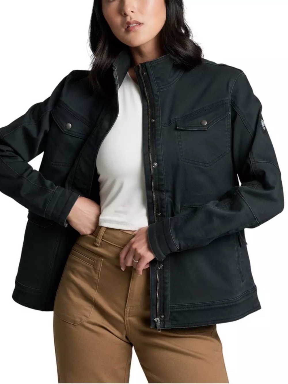 Kuhl Women’s Kontour Field Moto Jacket in Dark Grey/Pavement Size XS NWT